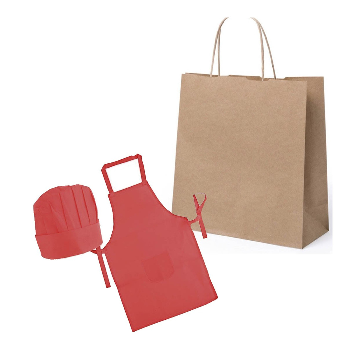 Delantal infantil con bolsa