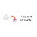 Adhesivos Bautizo Personalizados