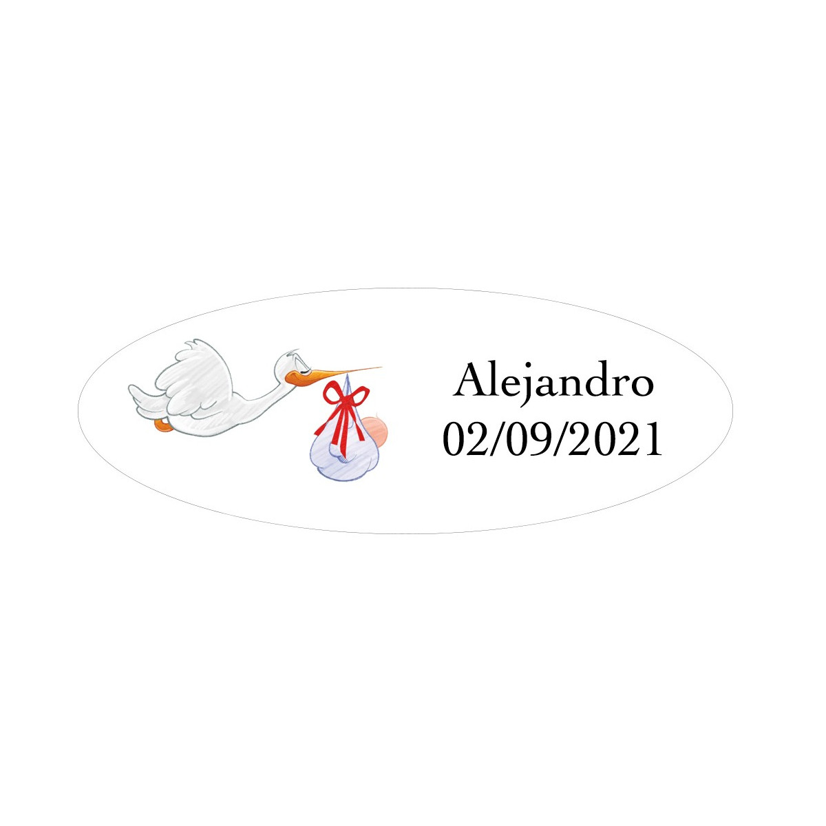Adhesivos bautizo personalizados