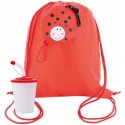 Mochila plegable niños con vaso