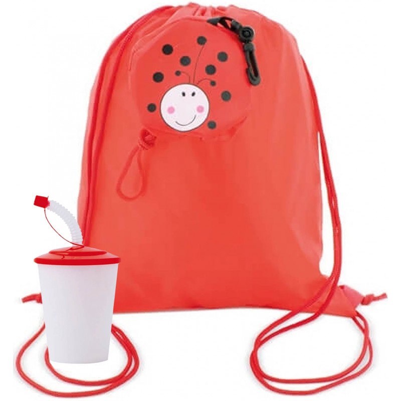 Mochila Plegable Niños Con Vaso Mochila Plegable Niños Con Vaso
