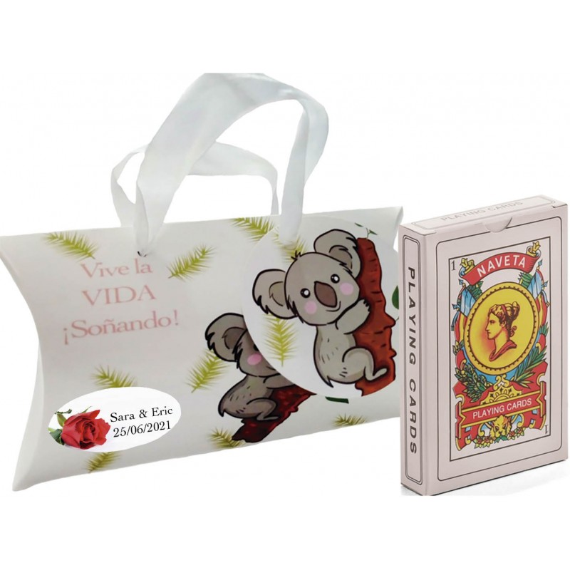 Baraja De Cartas En Bolsa Con Frases Detalles Personalizados Boda Baraja De Cartas En Bolsa Con Frases Detalles Personalizados Boda
