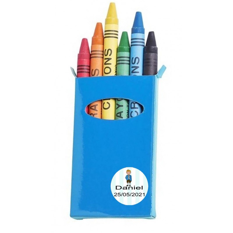 Caja De Ceras Con Personalizado Comunión Caja De Ceras Con Personalizado Comunión