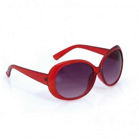 Bolso plateado con gafas de sol rojas para chicas