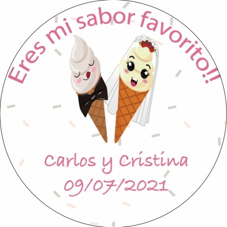 Pizarra imán con rotulador personalizada para bodas