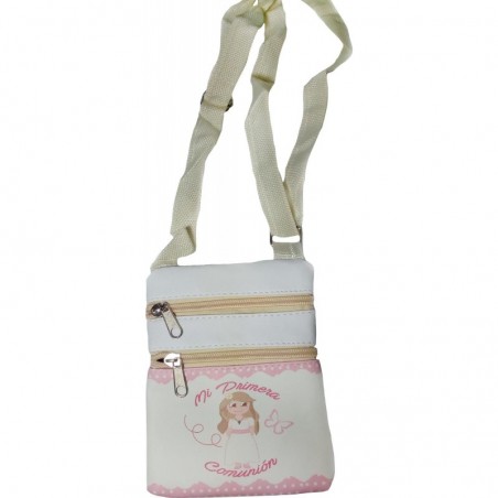 Bolso bandolera con monedero para comunión