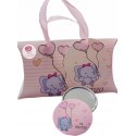 Espejo En Cajita Personalizada Para Bautizo