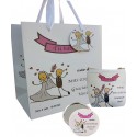 Set Regalo De Bodas, Monedero, Espejo Y Bolsa Personalizada