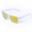 Gafas De Sol Espejo Montura Transparente