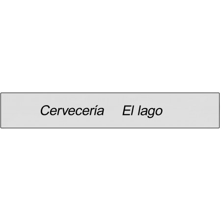 Adhesivo Transparente Rectangular Para Negocios