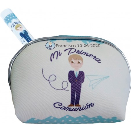 Monedero Comunión De Niño Personalizado Con Bolígrafo