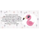 Invitaciones De Bautizo Flamenco Personalizada