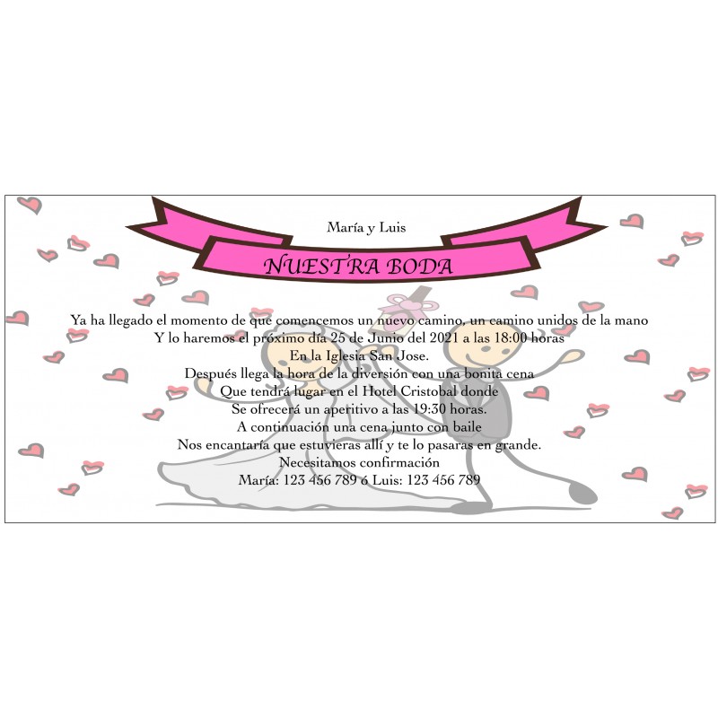 Invitación De Boda Tú Haces Este Día Personalizada Invitación De Boda Tú Haces Este Día Personalizada