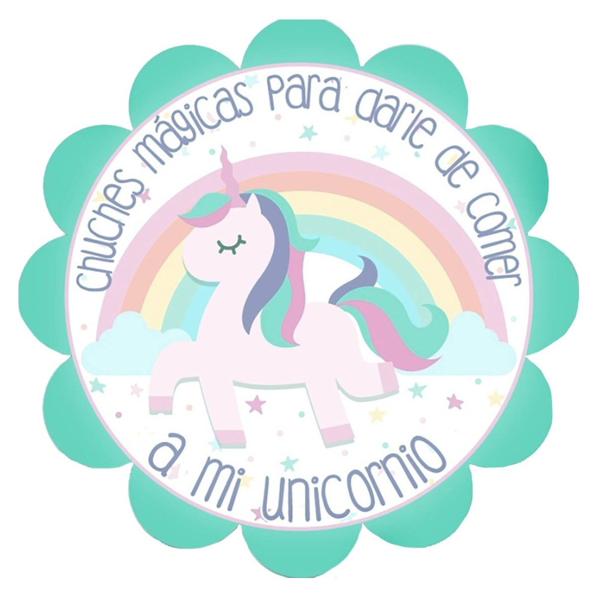 Adhesivo de unicornio