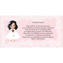 Invitación Para Primera Comunión Niña