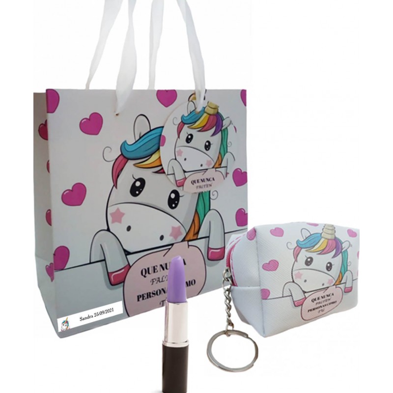 Monedero Llavero Con Bolígrafo Y Bolsa Personalizada Unicornio Monedero Llavero Con Bolígrafo Y Bolsa Personalizada Unicornio