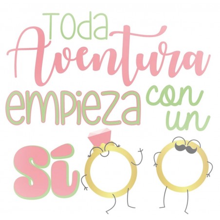 Adhesivo Regalo Boda