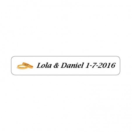Abanico elegante para bodas personalizado con bolsa de organza