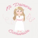 Adhesivo Niña Comunión