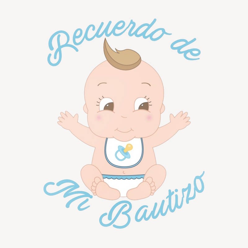 Adhesivo Bautizo Niño Adhesivo Bautizo Niño