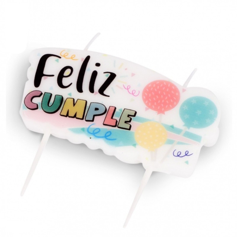 Velas de cumpleaños diferentes