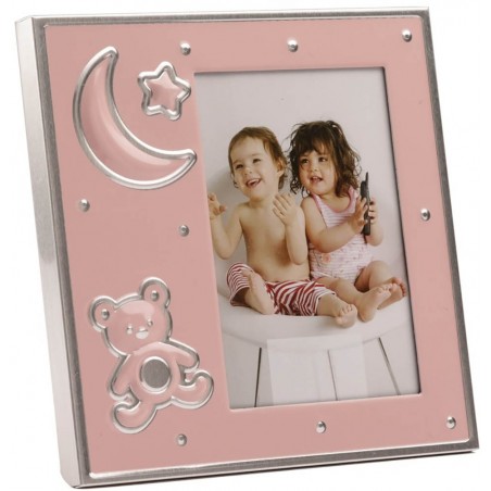 Recuerdos Invitados Bautizo Portafoto con Bolsa