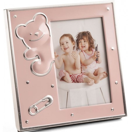 Recuerdos Invitados Bautizo Portafoto con Bolsa