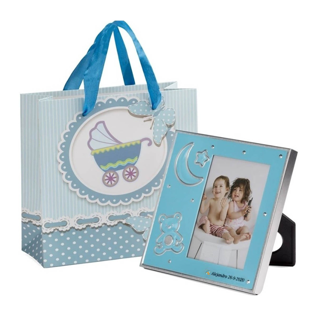 Portafotos bautizo personalizados