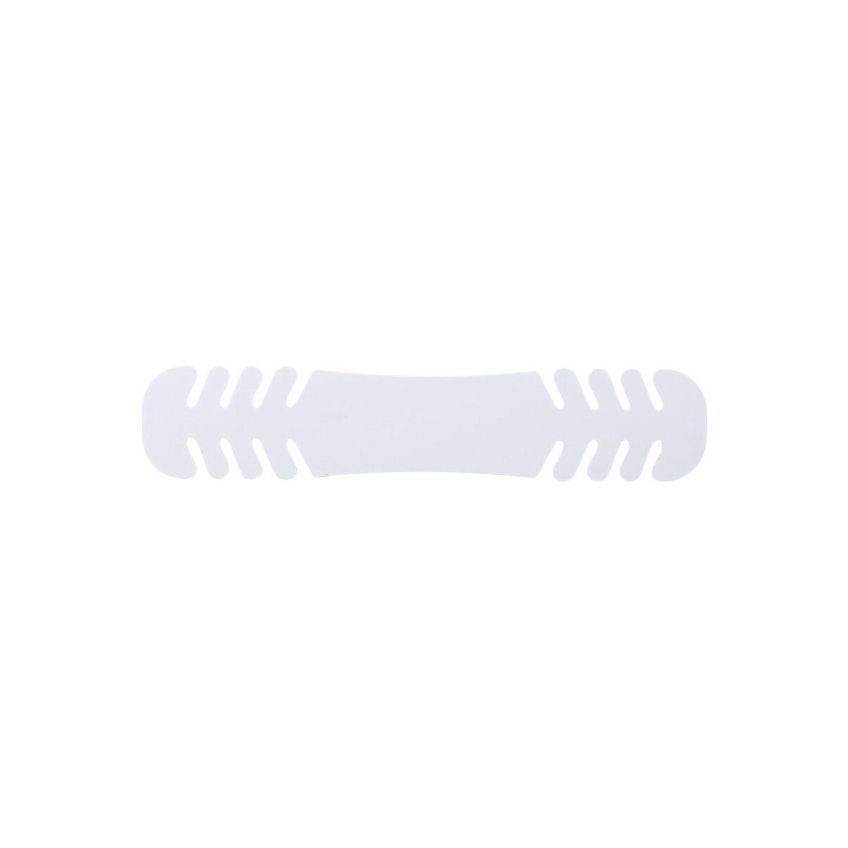 Ajustador flexible de pvc blanco para mascarillas