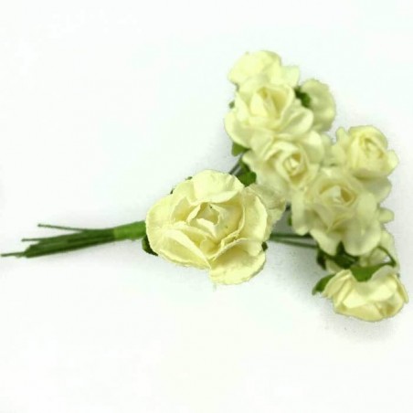 Monedero flores beige presentado en bolsa