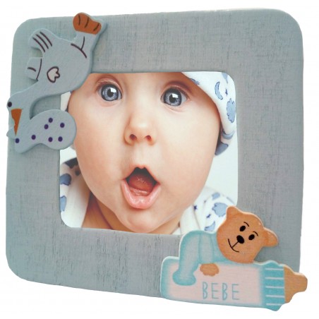 Marco foto bautizo barato personalizado