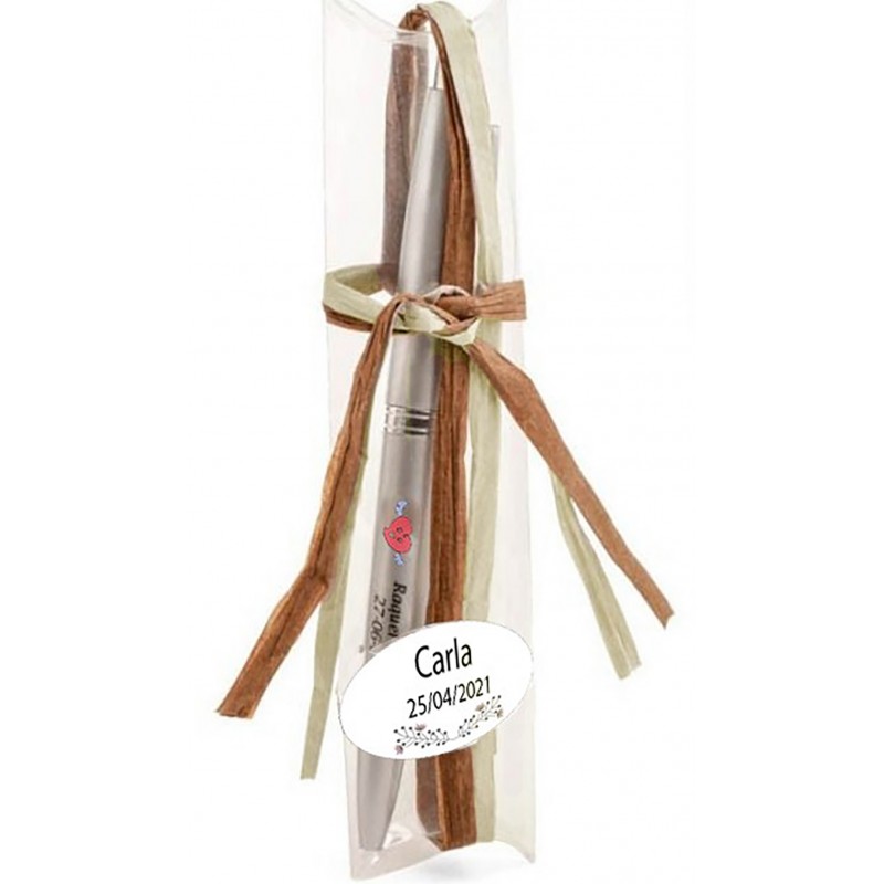 Bolígrafos baratos para invitados personalizado