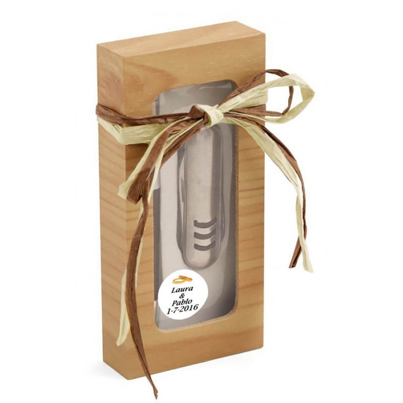 Navaja Y Bolígrafo En Caja De Madera Personalizada Y Decorada Con Rafia Navaja Y Bolígrafo En Caja De Madera Personalizada Y Decorada Con Rafia