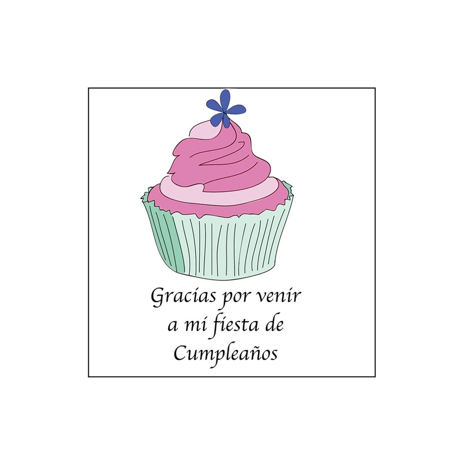Adhesivo cumpleaños