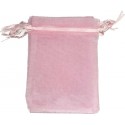 Gel hidroalcohólico personalizado con adhesivo comunión en bolsa de organza