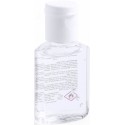 Gel hidroalcohólico personalizado con adhesivo comunión en bolsa de organza