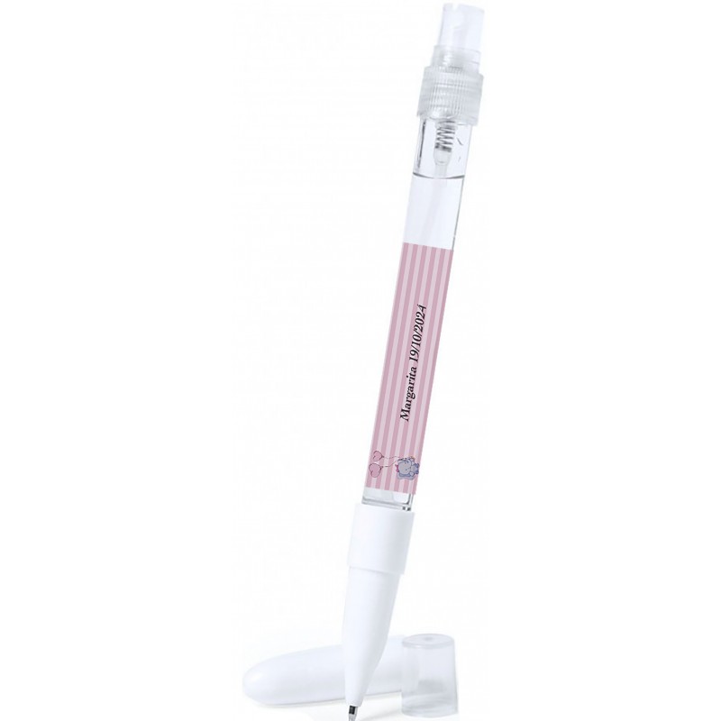 Bolígrafo Pulverizador Anti Coronavirus Personalizado Para Bautizo Bolígrafo Pulverizador Anti Coronavirus Personalizado Para Bautizo
