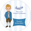 Libreta Y Bolígrafo Personalizada Para Comunión Niño
