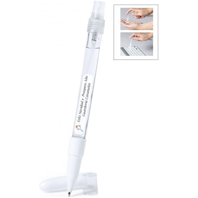 Bolígrafo Pulverizador Anti Covid 19 Personalizado Para Guarderías Bolígrafo Pulverizador Anti Covid 19 Personalizado Para Guarderías