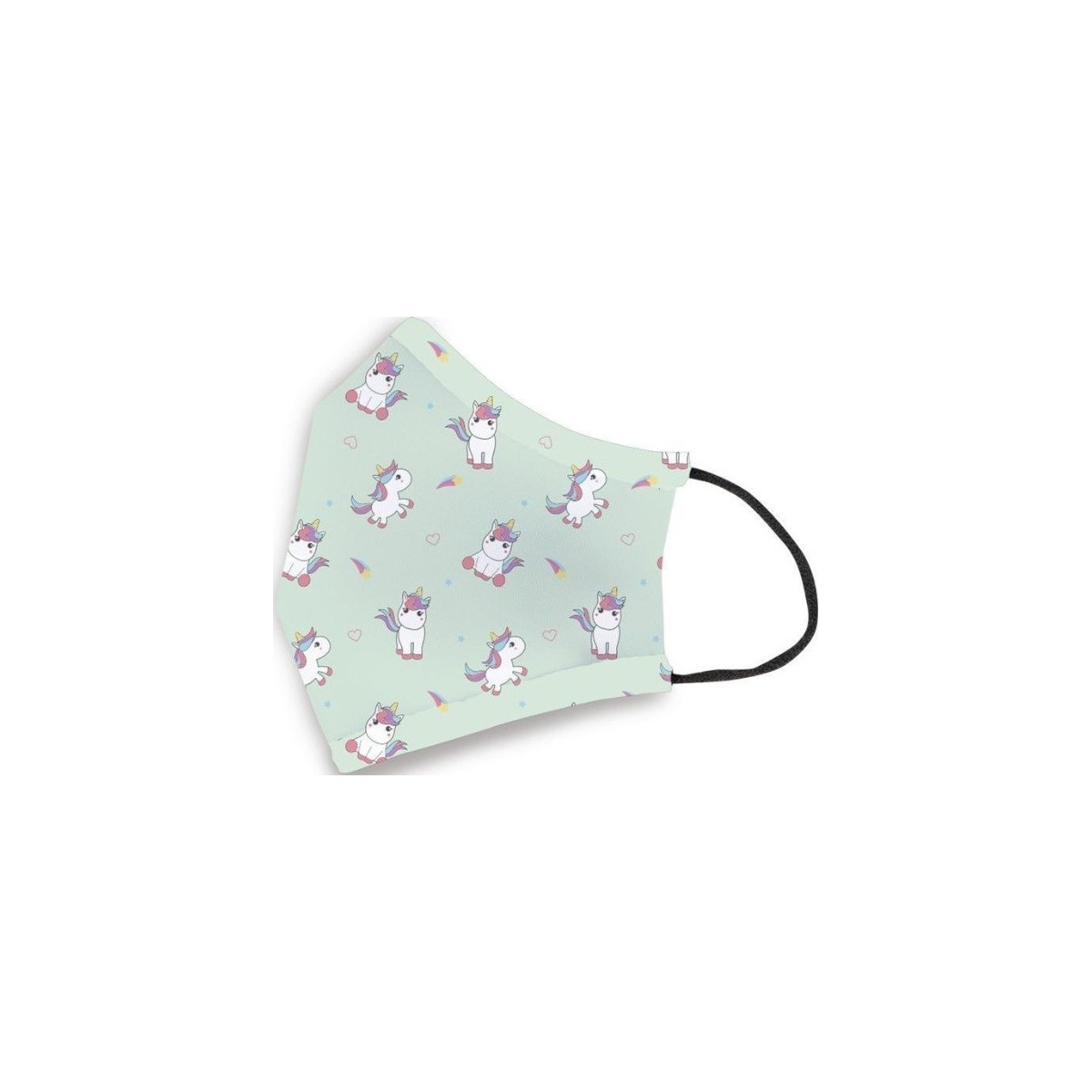 Mascarilla higiénica unicornio reutilizable para niños