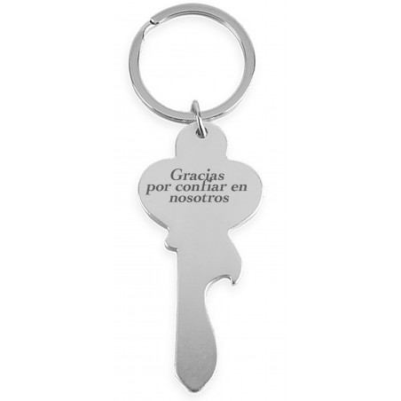 Llavero abridor grabado a láser