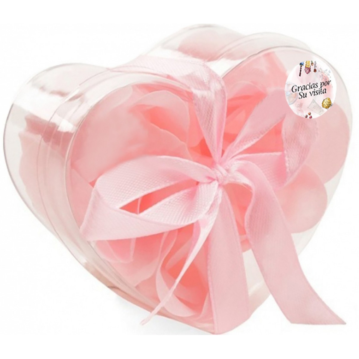 Jabón de color rosa personalizado para empresa