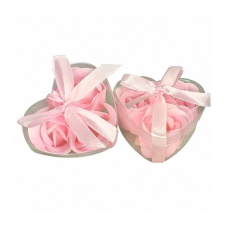 Jabón de color rosa personalizado para empresa