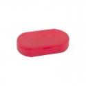 Pastillero rojo con sobre personalizado para navidad