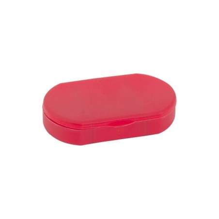 Pastillero rojo con sobre personalizado para navidad