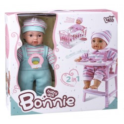 Mu eca bonnie 2 en 1 cuna trona y sonidos