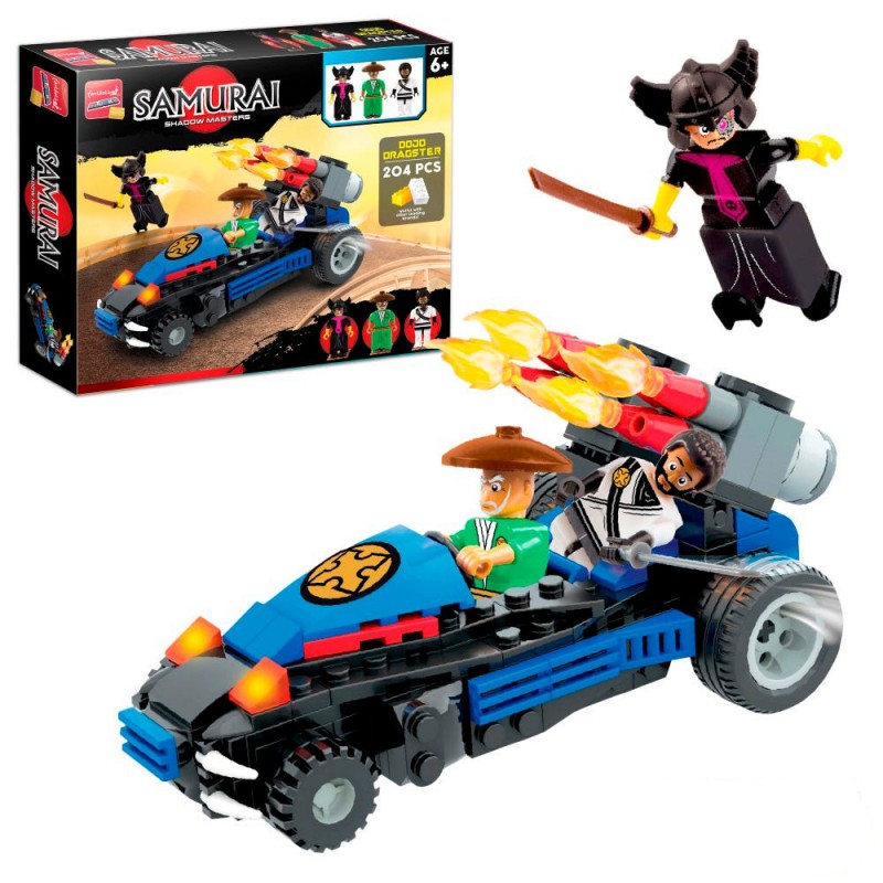 Juego De 215 Bloques De Construcción Para Coche Samurai Juego De 215 Bloques De Construcción Para Coche Samurai