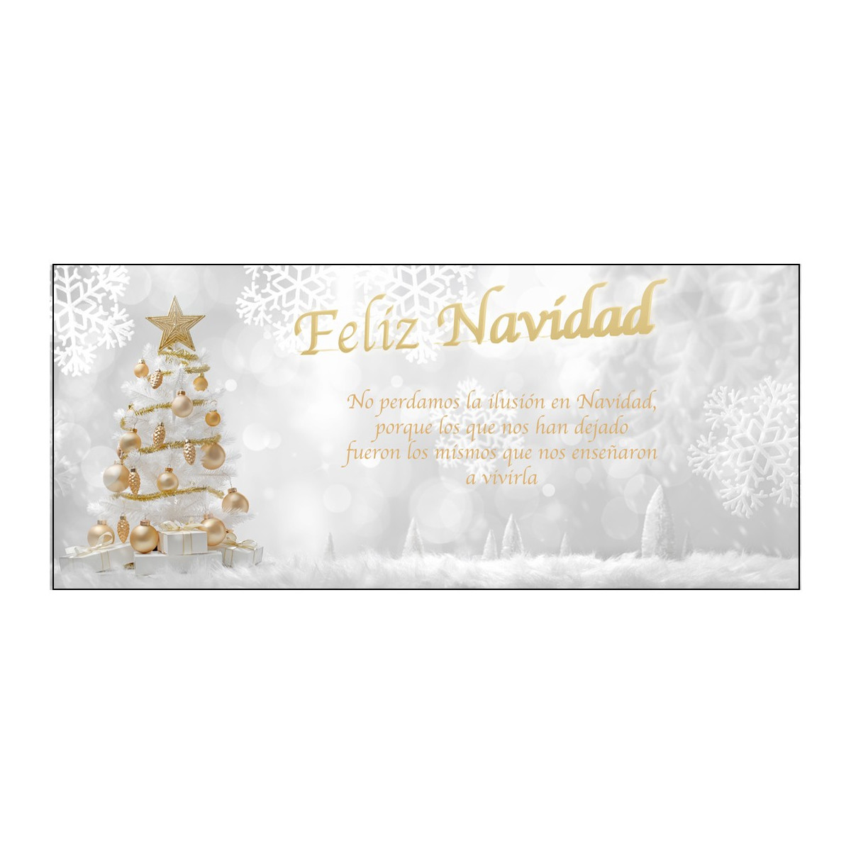 Felicitación bonita feliz navidad personalizada