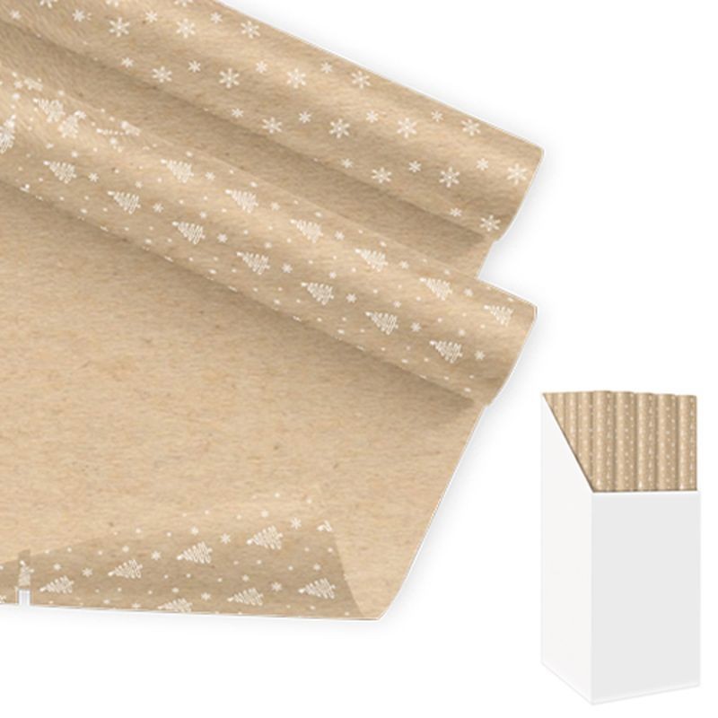 Papel Regalo Kraft Navidad 2 Modelos Surtidos Papel Regalo Kraft Navidad 2 Modelos Surtidos