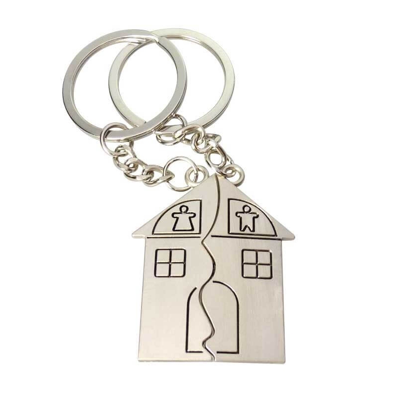 Split House Keychain Split House Keychain
